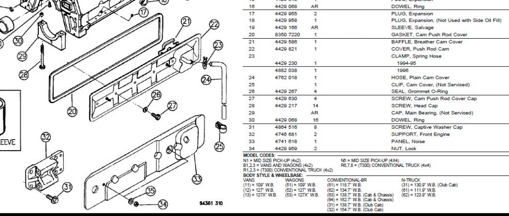 NEED-part number insulating pad - side of block over lifter cover