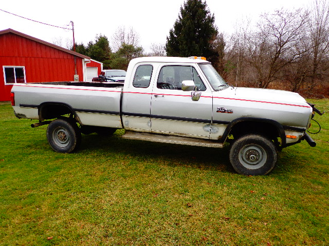 Truck For Sale 1993 dodge cummins turbo diesel club cab 4x4 5 speed - Dodge Diesel - Diesel ...