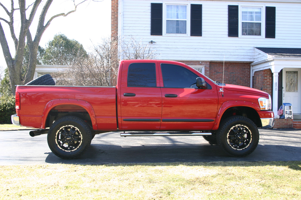 painted fender flares ram 2500