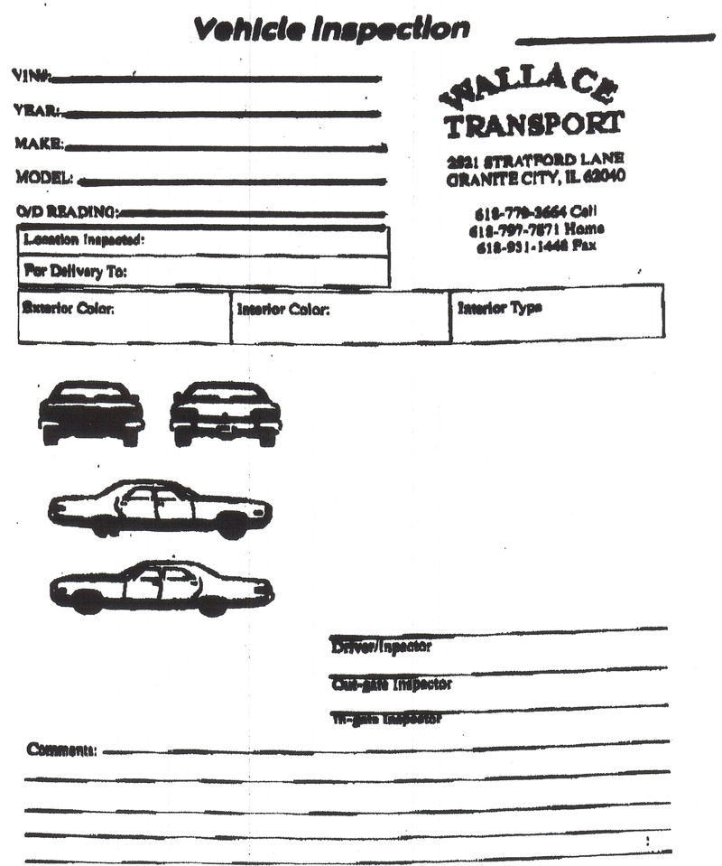 sheet 2007 in blank excel a (pic Dodge good car) I inspection sheet Diesel  of  need