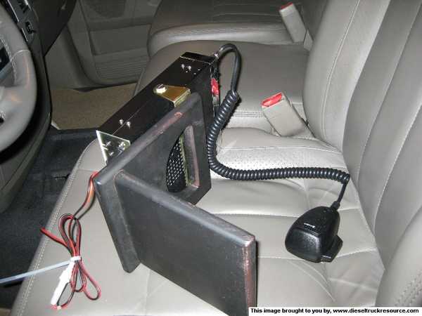 slip seat cb radio box
